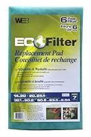 Algopix Similar Product 15 - WEB Eco Filter Replacement Pad, 6 Year