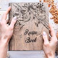 Algopix Similar Product 16 - ENJOY THE WOOD Wooden Blank Recipe Book