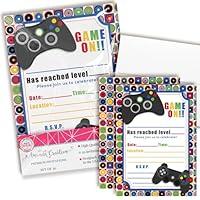 Algopix Similar Product 10 - Game On Video Gamer Birthday Party