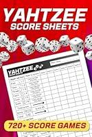 Algopix Similar Product 2 - Yahtzee Score Sheets 720 Score Games