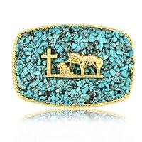 Algopix Similar Product 14 - KOORASY Western Belt Buckle for Men