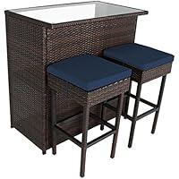Algopix Similar Product 18 - Sunnydaze Melindi 3Piece Outdoor Patio
