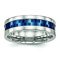 Algopix Similar Product 1 - Stainless Steel Polished Blue IPplated