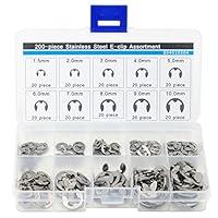 Algopix Similar Product 7 - Shitong 200 PCS Stainless Steel EClip