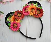 Algopix Similar Product 4 - Flower Minnie Mouse Ears Mickey Disney