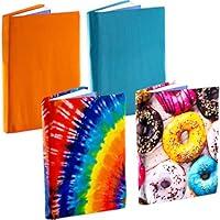 Algopix Similar Product 19 - Easy Apply Reusable Book Covers 4 Pk