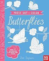 Algopix Similar Product 19 - Press Out and Color: Butterflies