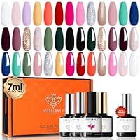 Algopix Similar Product 17 - Modelones Gel Nail Polish Kit 24 Pcs