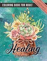 Algopix Similar Product 4 - Healing Bible Verses Coloring Book For