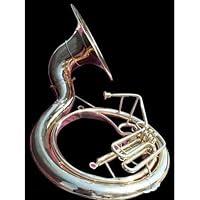 Algopix Similar Product 12 - INDIAN HANDMADE BRASS FINISH SOUSAPHONE