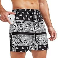 Algopix Similar Product 5 - Surenow Mens Casual Shorts Boho Tribal