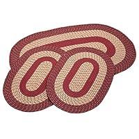 Algopix Similar Product 1 - OakRidge Braided Rug Set 3Piece Set
