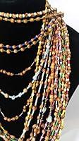 Algopix Similar Product 20 - Single Strand 32" Ghost Bead Necklaces