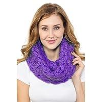 Algopix Similar Product 13 - Basico Infinity Scarf  Winter Crochet