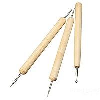 Algopix Similar Product 14 - COMIART 3pcs Wood Ball Styluses Tool