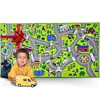 Algopix Similar Product 17 - ToyVelt Car Rug Play Mat Carpet  Kids