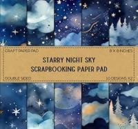 Algopix Similar Product 7 - Scrapbooking Paper Pad Starry Night