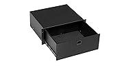 Algopix Similar Product 16 - 2 RU Enclosed Rack Drawer in Black 4U