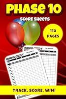 Algopix Similar Product 9 - Phase 10 Score Sheets 6 x 9 Phase 10