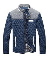 Algopix Similar Product 4 - HYPESTFIT Mens Diamond Quilted Puffer