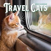 Algopix Similar Product 13 - Travel Cats Wall Calendar 2025