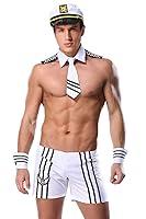 Algopix Similar Product 3 - QinMi Lover Men Sexy Sailor Costume