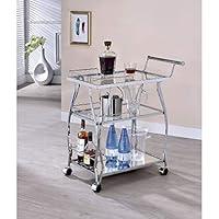 Algopix Similar Product 1 - Benjara Benzara Metal and Glass Serving