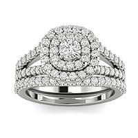Algopix Similar Product 1 - 1 110ct Cushion Halo Diamond