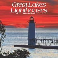 Algopix Similar Product 19 - Great Lakes Lighthouses  2025 12 x 24