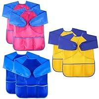 Algopix Similar Product 1 - Zkptops 6 Pack Kids Art Smocks