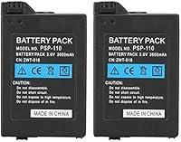 Algopix Similar Product 9 - BXE Battery for PSP 20003000 2pcs