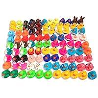 Algopix Similar Product 15 - 100Pack Assorted Rubber Ducks Baby