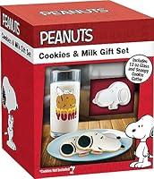 Algopix Similar Product 14 - ICUP Peanuts Cookies & Milk Gift Set