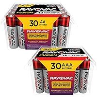 Algopix Similar Product 9 - Rayovac Fusion AA and AAA Batteries 30