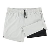 Algopix Similar Product 3 - NIMENJOJA Mens 55 Gym Running Shorts