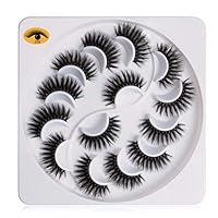 Algopix Similar Product 19 - 7 Pairs 3D Mink Eyelashes Faux Dramatic