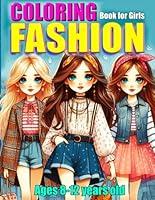 Algopix Similar Product 15 - Fashion Coloring Book for Girls Ages