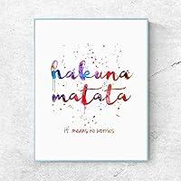 Algopix Similar Product 19 - The Hakuna Matata Watercolor Nursery