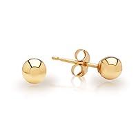 Algopix Similar Product 13 - Becca Code 14k Yellow Gold Hollow Ball