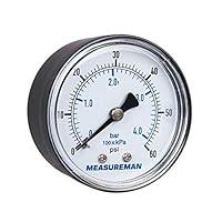 Algopix Similar Product 17 - MEASUREMAN Boxed Pressure Gauge with