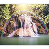 Algopix Similar Product 4 - artgeist Wall Mural Waterfall Rainbow