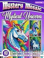 Algopix Similar Product 16 - Mystical Unicorns Mystery Mosaics Color