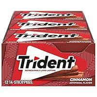 Algopix Similar Product 8 - Trident Cinnamon Sugar Free Gum 12