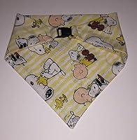 Algopix Similar Product 3 - Charlie Brown and Snoopy Dog Bandana