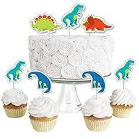 Algopix Similar Product 13 - Roar Dinosaur  Dessert Cupcake Toppers