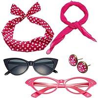 Algopix Similar Product 3 - 50s Costume Accessories Set Chiffon