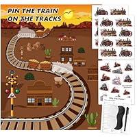 Algopix Similar Product 2 - Pin the Track Party Games for KidTrain