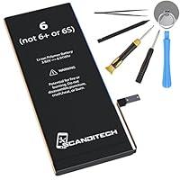 Algopix Similar Product 19 - ScandiTech Battery Model iP6 not 6 or