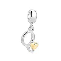 Algopix Similar Product 7 - Tedit 925 Sterling Silver Letter Charms