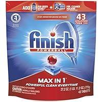 Algopix Similar Product 3 - Finish  Max in 1  43ct  Dishwasher